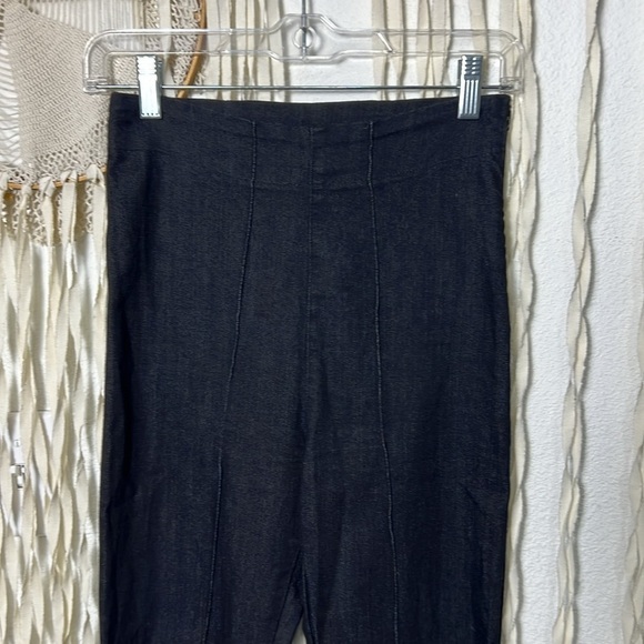 Prairie Underground Long Cigarette Pant in Black Denim Size XS - Picture 4 of 16